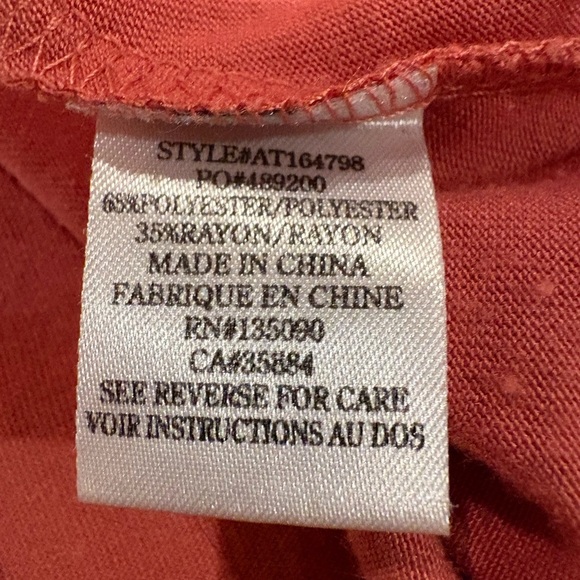 Altar'd State women’s boho Tunic with a "V-cutout back with lace. Size L - Picture 5 of 9